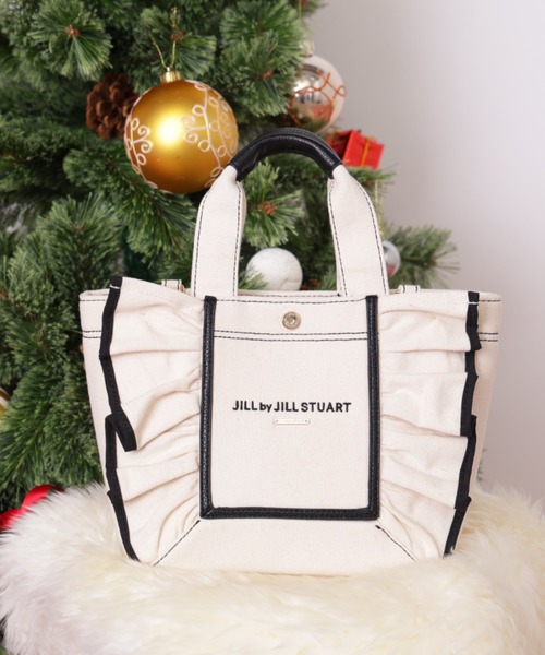 JILL by JILL STUART(ジルバイジルスチュアート)の「フレームフリルトート小(トートバッグ・レディース・ホワイト系その他/ホワイト/ブラック/ピンク・FREE)」の20枚目の写真