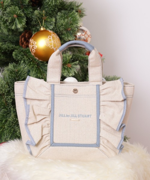 JILL by JILL STUART(ジルバイジルスチュアート)の「フレームフリルトート小(トートバッグ・レディース・ホワイト系その他/ホワイト/ブラック/ピンク・FREE)」の21枚目の写真