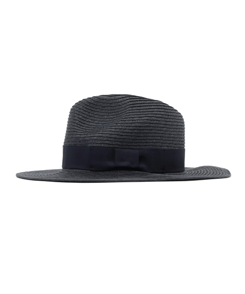 INTERPLANET WINGS（インタープラネットウィング）の「リボン付中折れHAT（ハット・レディース・ネイビー/グレー/ナチュラル/オフホワイト・フリー）」の10枚目の写真