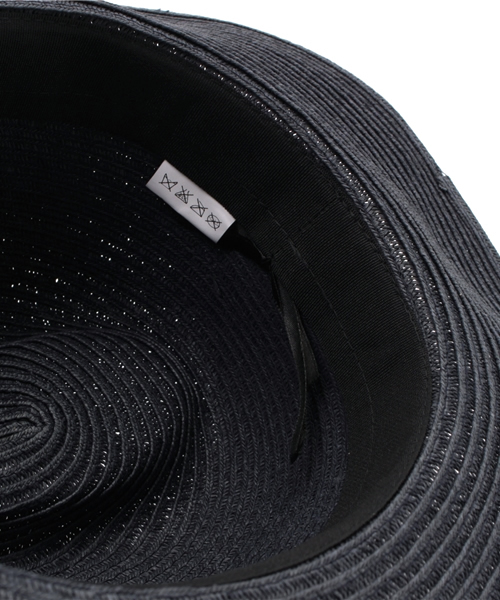 INTERPLANET WINGS（インタープラネットウィング）の「リボン付中折れHAT（ハット・レディース・ネイビー/グレー/ナチュラル/オフホワイト・フリー）」の8枚目の写真