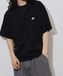 梨地 ナイロンポケ ロゴ 半袖 Tシャツ