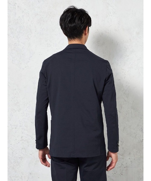 HARUYAMA(ハルヤマ)の「【WEB限定】上下セットアップ ハイブリッドジャージー ストレッチ 無地 通年(スーツセット・メンズ・ネイビー/ライトグレー/チャコールグレー/ブラック・S/M/L/LL/3L)」の12枚目の写真
