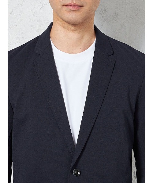 HARUYAMA(ハルヤマ)の「【WEB限定】上下セットアップ ハイブリッドジャージー ストレッチ 無地 通年(スーツセット・メンズ・ネイビー/ライトグレー/チャコールグレー/ブラック・S/M/L/LL/3L)」の14枚目の写真
