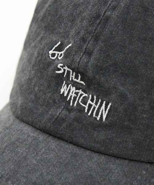 THRASHER（スラッシャー）の「【THRASHER】THRASHER メガネロゴ刺繍CAP（キャップ・メンズ・サックスブルー/ピンク/ホワイト・FREE）」の6枚目の写真