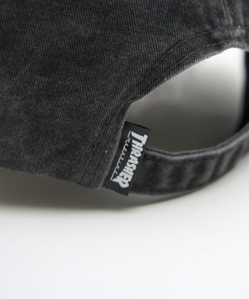 THRASHER（スラッシャー）の「【THRASHER】THRASHER メガネロゴ刺繍CAP（キャップ・メンズ・サックスブルー/ピンク/ホワイト・FREE）」の8枚目の写真