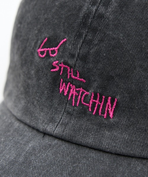 THRASHER（スラッシャー）の「【THRASHER】THRASHER メガネロゴ刺繍CAP（キャップ・メンズ・サックスブルー/ピンク/ホワイト・FREE）」の11枚目の写真