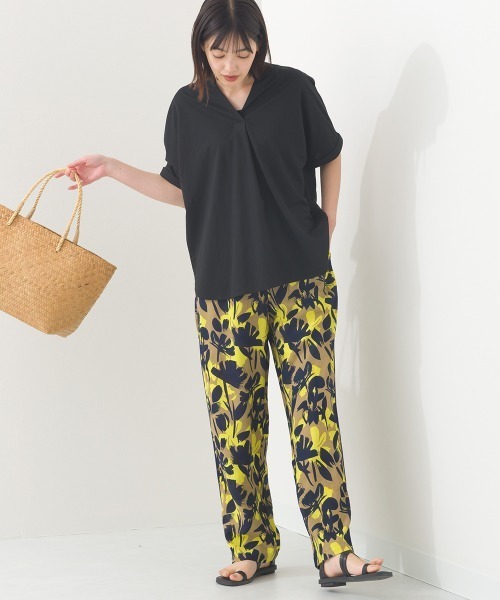 OMNES(オムネス)の「レーヨンサイドテープイージーパンツ(その他パンツ・レディース・ブラック系その他/ブルー/ネイビー系/ブラック/ブラウン・MEDIUM/LARGE)」の12枚目の写真