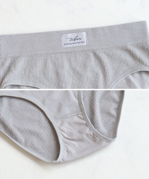 tu-hacci(ツーハッチ)の「ラフィナータリブショーツ(ショーツ・レディース・ブラック/ライトグレー/キナリ・M/L/XL)」の8枚目の写真