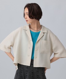 LEPSIM | パナマ5分袖シャツ　493054(シャツ/ブラウス)