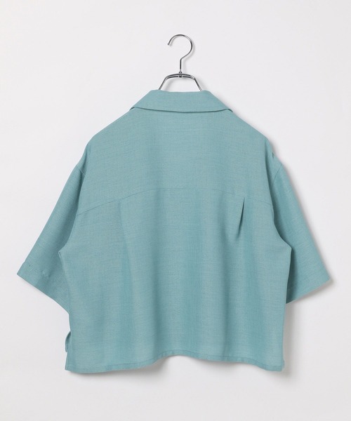 LEPSIM（レプシィム）の「パナマ5分袖シャツ　493054（シャツ/ブラウス・レディース・ブラック/ブルー/ベージュ系その他・FREE）」の18枚目の写真