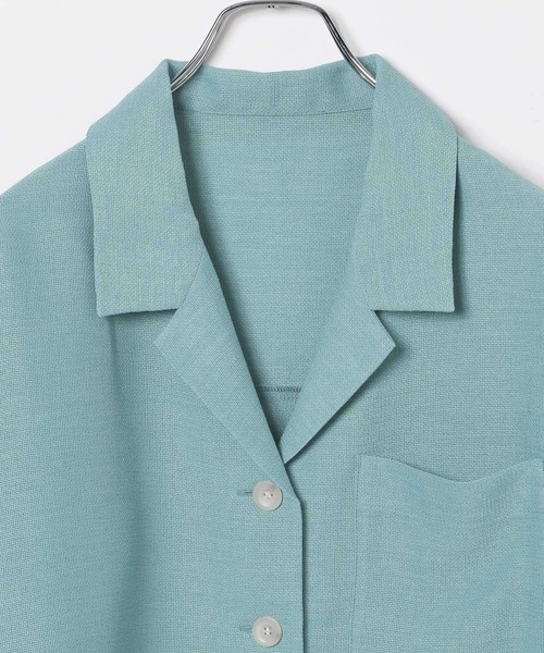 LEPSIM（レプシィム）の「パナマ5分袖シャツ　493054（シャツ/ブラウス・レディース・ブラック/ブルー/ベージュ系その他・FREE）」の17枚目の写真