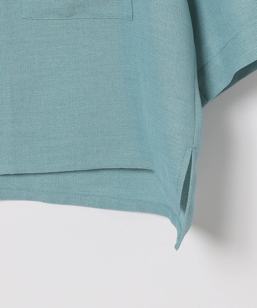 LEPSIM（レプシィム）の「パナマ5分袖シャツ　493054（シャツ/ブラウス・レディース・ブラック/ブルー/ベージュ系その他・FREE）」の14枚目の写真