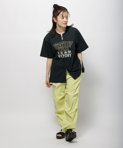 セール】アソートプリントダブルZIPTシャツ（Tシャツ/カットソー