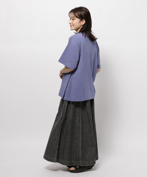 niko and...(ニコアンド)の「アソートプリントダブルZIPTシャツ(Tシャツ/カットソー・レディース・ナチュラル/ブラック/ラベンダー・FREE)」の9枚目の写真