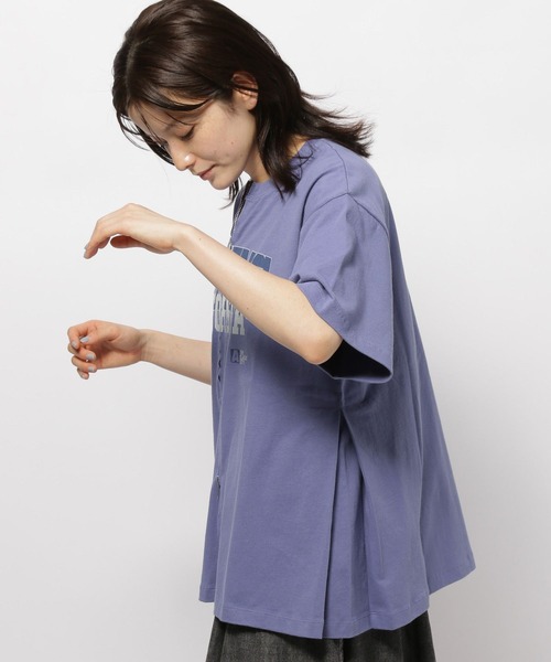 niko and（ニコアンド）の「アソートプリントダブルZIPTシャツ（T