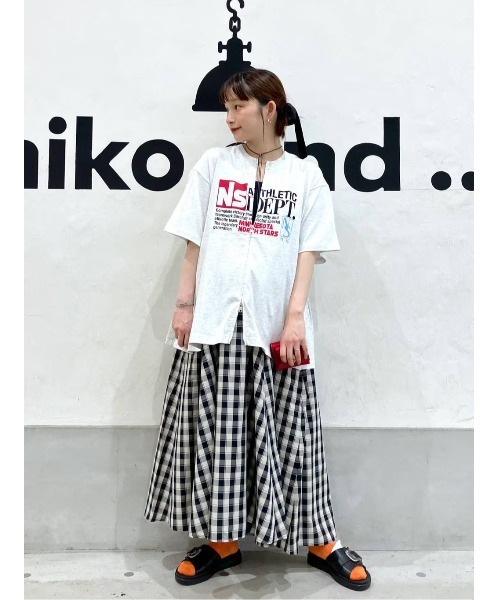 セール】アソートプリントダブルZIPTシャツ（Tシャツ/カットソー