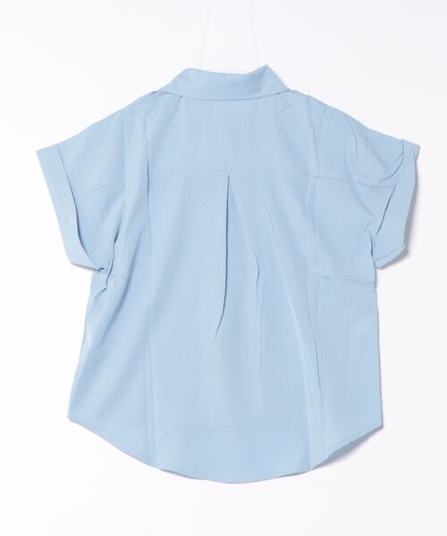 urge:(アージコロン )の「【URGE:】フレンチ スリーブ 半袖 ブラウス(シャツ/ブラウス・レディース・ホワイト/ブルー・X-LARGE/LARGE/MEDIUM/SMALL)」の3枚目の写真
