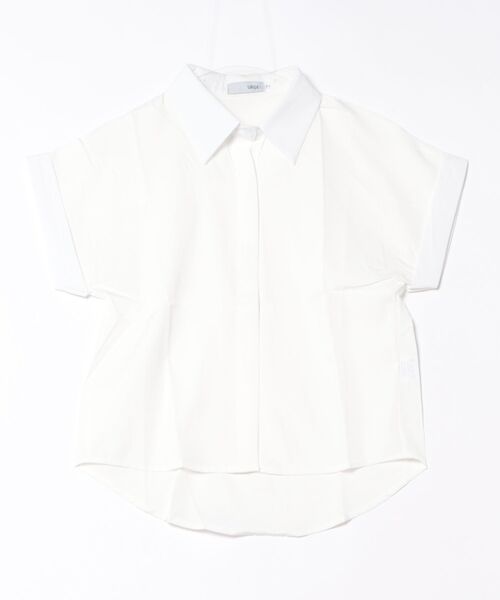 urge:(アージコロン )の「【URGE:】フレンチ スリーブ 半袖 ブラウス(シャツ/ブラウス・レディース・ホワイト/ブルー・X-LARGE/LARGE/MEDIUM/SMALL)」の13枚目の写真
