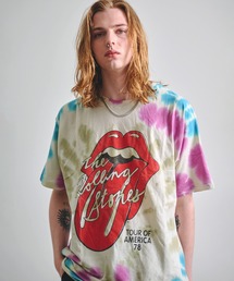 ROCK OFF ロックオフ THE ROLLING STONES PRINT T-SHIRT ローリング・ストーンズ プリントTシャツ バンドT