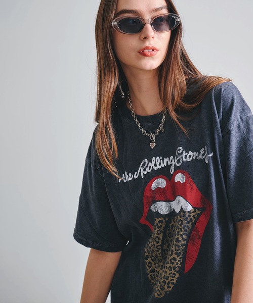 Revo.(レボ)の「ROCK OFF ロックオフ THE ROLLING STONES PRINT T-SHIRT ローリング・ストーンズ プリントTシャツ バンドT(Tシャツ/カットソー・メンズ・グレー/ブラック系/カラフル/ブラック系1・L/XL/M)」の7枚目の写真