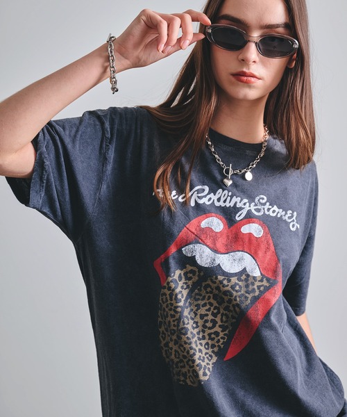 Revo.(レボ)の「ROCK OFF ロックオフ THE ROLLING STONES PRINT T-SHIRT ローリング・ストーンズ プリントTシャツ バンドT(Tシャツ/カットソー・メンズ・グレー/ブラック系/カラフル/ブラック系1・L/XL/M)」の8枚目の写真