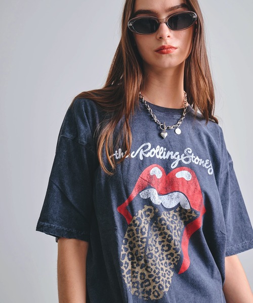 Revo.(レボ)の「ROCK OFF ロックオフ THE ROLLING STONES PRINT T-SHIRT ローリング・ストーンズ プリントTシャツ バンドT(Tシャツ/カットソー・メンズ・グレー/ブラック系/カラフル/ブラック系1・L/XL/M)」の6枚目の写真