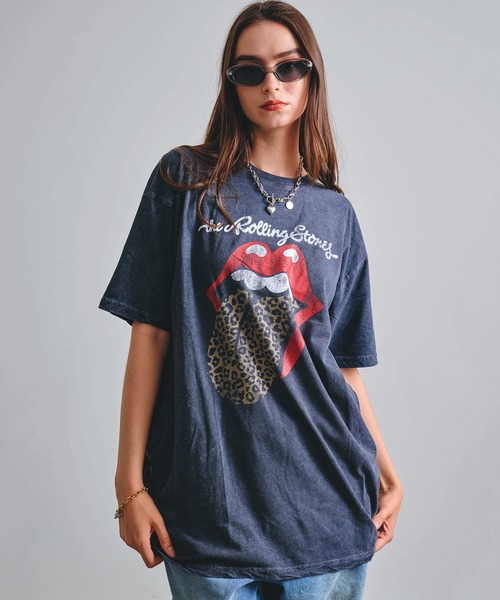 Revo.(レボ)の「ROCK OFF ロックオフ THE ROLLING STONES PRINT T-SHIRT ローリング・ストーンズ プリントTシャツ バンドT(Tシャツ/カットソー・メンズ・グレー/ブラック系/カラフル/ブラック系1・L/XL/M)」の10枚目の写真
