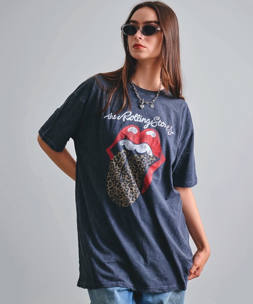 Revo.(レボ)の「ROCK OFF ロックオフ THE ROLLING STONES PRINT T-SHIRT ローリング・ストーンズ プリントTシャツ バンドT(Tシャツ/カットソー・メンズ・グレー/ブラック系/カラフル/ブラック系1・L/XL/M)」の11枚目の写真