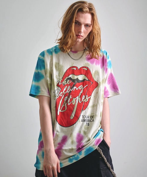Revo.(レボ)の「ROCK OFF ロックオフ THE ROLLING STONES PRINT T-SHIRT ローリング・ストーンズ プリントTシャツ バンドT(Tシャツ/カットソー・メンズ・グレー/ブラック系/カラフル/ブラック系1・L/XL/M/S)」の19枚目の写真
