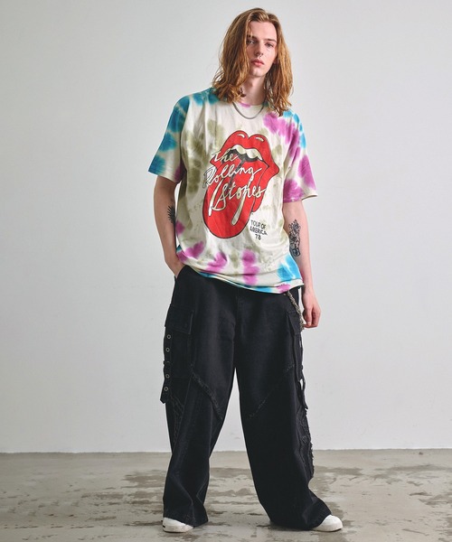 Revo.(レボ)の「ROCK OFF ロックオフ THE ROLLING STONES PRINT T-SHIRT ローリング・ストーンズ プリントTシャツ バンドT(Tシャツ/カットソー・メンズ・グレー/ブラック系/カラフル/ブラック系1・L/XL/M/S)」の20枚目の写真