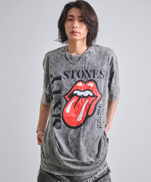 Revo.(レボ)の「ROCK OFF ロックオフ THE ROLLING STONES PRINT T-SHIRT ローリング・ストーンズ プリントTシャツ バンドT(Tシャツ/カットソー・メンズ・グレー/ブラック系/カラフル/ブラック系1・L/XL/M/S)」の13枚目の写真