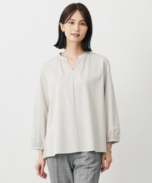 コンパクトトリコット バックプリーツ カットソー