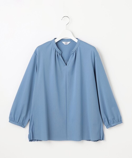 J.PRESS(ジェイプレス)の「コンパクトトリコット バックプリーツ カットソー(Tシャツ/カットソー・レディース・ブルー系/ベージュ系/オレンジ系/ダークブラウン系・MEDIUM/LARGE)」の16枚目の写真