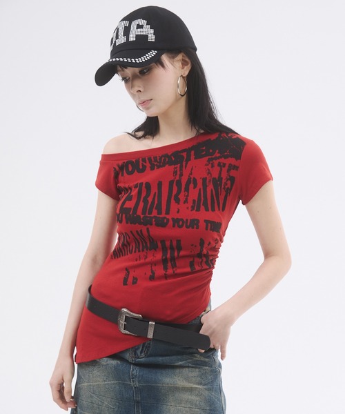 新品　RITO リト　アシンメトリーTシャツ　カットソー　変形　コットン　日本製 楽天市場】ずっと快適 変形デザイントップス アシンメトリー t