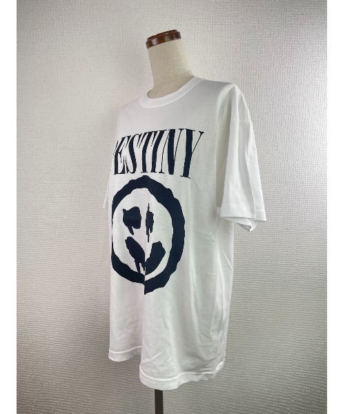 WORLD WIDE LOVE!（ワールドワイドラブ）の「DESINY BIG TEE（Tシャツ/カットソー・レディース・ブラック/ホワイト/ボルドー・M）」の5枚目の写真