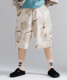 【UNISEX/2サイズ展開】ルーズフィットフィールドカーゴショートパンツ