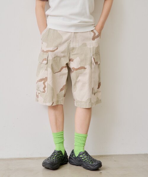 WHIMSIC（ウィムジック）の「【UNISEX/2サイズ展開】ルーズフィットフィールドカーゴショートパンツ（その他パンツ・レディース・ベージュ/ブラック/グレー・1/2）」の22枚目の写真