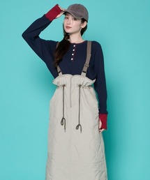 KRIFF MAYER Lady's Collection | 【防寒･暖かい】ミリタリーキルトサスペンダースカート(スカート)