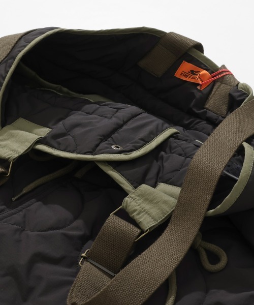 KRIFF MAYER Lady's Collection（クリフメイヤーレディースコレクション）の「【防寒･暖かい】ミリタリーキルトサスペンダースカート（スカート・レディース・キャメル/パープル/グレー/オリーブ/カラフル/ブラック・MEDIUM/LARGE）」の14枚目の写真