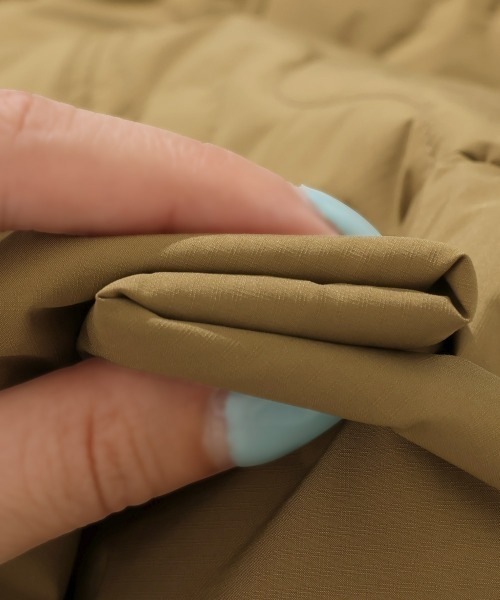 KRIFF MAYER Lady's Collection（クリフメイヤーレディースコレクション）の「【防寒･暖かい】ミリタリーキルトサスペンダースカート（スカート・レディース・キャメル/パープル/グレー/オリーブ/カラフル/ブラック・MEDIUM/LARGE）」の18枚目の写真