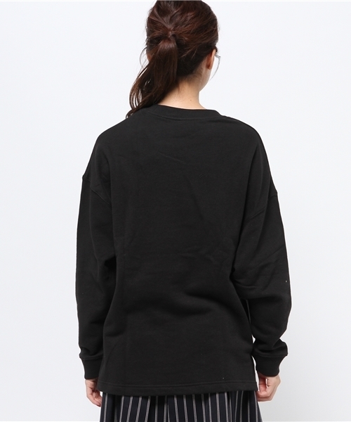 CIAOPANIC（チャオパニック）の「【Ciaopanic】　ルーズフィットクルーネック（スウェット・レディース・ブラック/グレー/カーキ・FREE）」の9枚目の写真