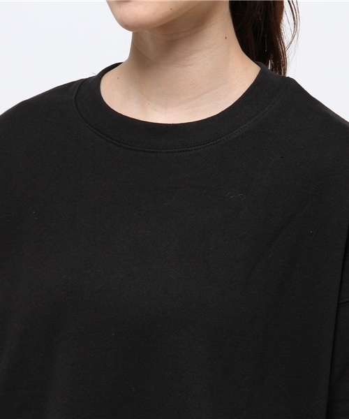 CIAOPANIC（チャオパニック）の「【Ciaopanic】　ルーズフィットクルーネック（スウェット・レディース・ブラック/グレー/カーキ・FREE）」の10枚目の写真