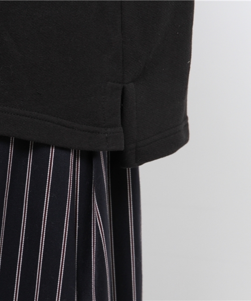 CIAOPANIC（チャオパニック）の「【Ciaopanic】　ルーズフィットクルーネック（スウェット・レディース・ブラック/グレー/カーキ・FREE）」の5枚目の写真