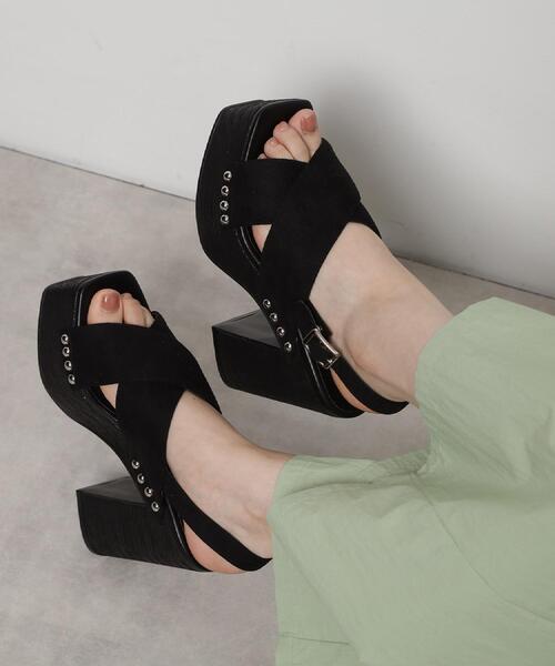 エスペランサ ラク盛りサンダル クロスストラップサンダル Mサイズ ラク盛りクロスストラップサンダル（サンダル・ミュール