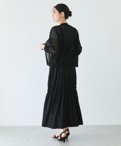 Jayro(ジャイロ)の「カラーシアーカーディガン(カーディガン/ボレロ・レディース・ホワイト系その他/ベージュ/グレー/ブラック/サックスブルー・FREE)」の20枚目の写真