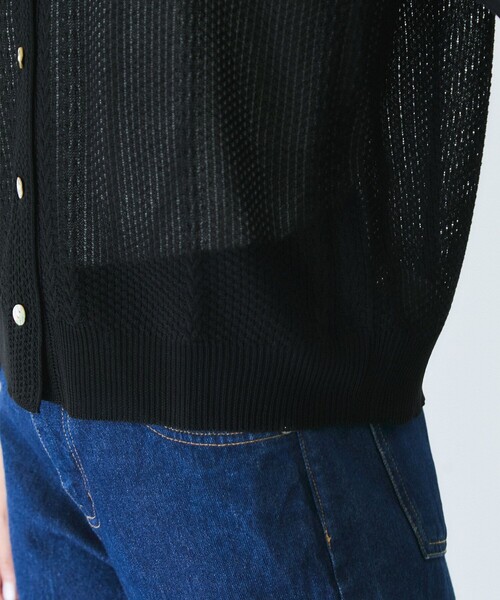 Jayro(ジャイロ)の「カラーシアーカーディガン(カーディガン/ボレロ・レディース・ホワイト系その他/ベージュ/グレー/ブラック/サックスブルー・FREE)」の10枚目の写真