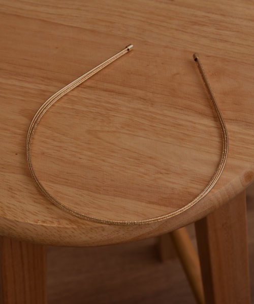 VIBGYOR Women(ヴィブジョー ウィメン)の「【resonance】メタル デザイン カチューシャ【マルチウェイ/オケージョン】(カチューシャ・レディース・シルバー/ゴールド・FREE)」の10枚目の写真