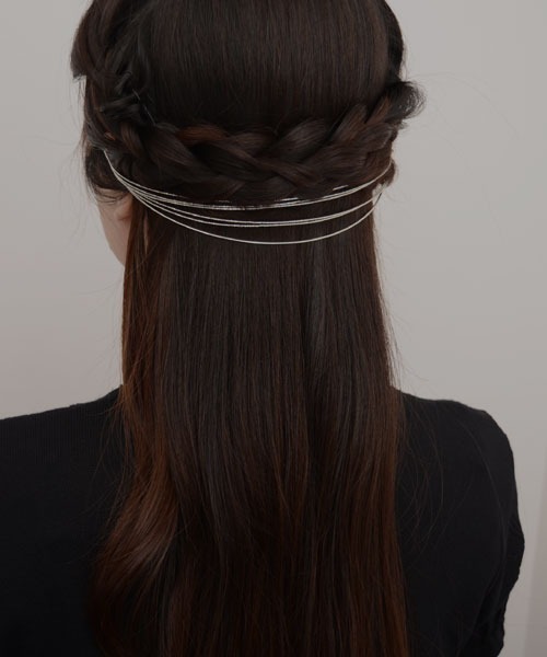 VIBGYOR Women(ヴィブジョー ウィメン)の「【resonance】メタル デザイン カチューシャ【マルチウェイ/オケージョン】(カチューシャ・レディース・シルバー/ゴールド・FREE)」の15枚目の写真