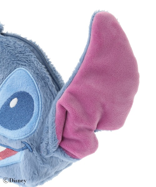 Disney(ディズニー)の「スティッチ/ラウンドポーチ(ポーチ・レディース・ブルー・FREE)」の2枚目の写真