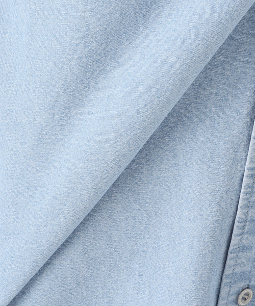 B.C STOCK(ベーセーストック)の「ウォッシャブル / DU JOUR/デュ ジュール JEAN ZIP POCKET SHIRT(シャツ/ブラウス・レディース・スカイブルー/ピンク系その他・FREE)」の21枚目の写真